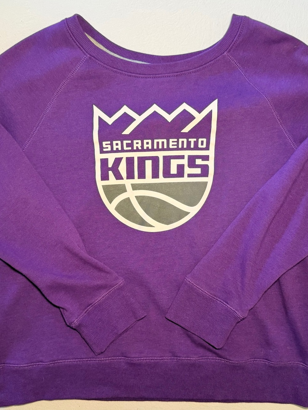 NBA Sacramento Kings Purple Crewneck Sweatshirt